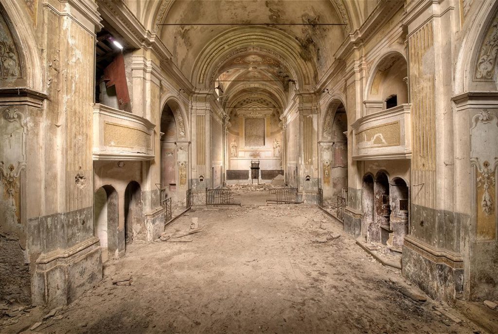 Church of Decay in Italy
